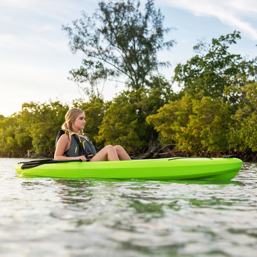 Kayak à pédales Lifetime Pacer de 8 pi, à cockpit ouvert, vert (91032)