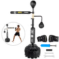 Appareil d'entraînement de vitesse de boxe de marque VEVOR, barre de réflexe rapide pour la boxe, balle de boxe d'entraînement avec barre de réflexe et gants, sac de frappe rapide autoportant, hauteur réglable, pour adultes et enfants, avec deux balles