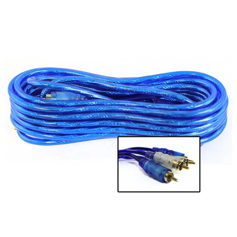 Pack audio MTX comprenant deux caissons de basses pour voiture de 12 pouces, caisson actif et amplificateur avec kit de câblage