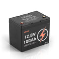 Batterie LiFePO4 VEVOR 12V 100Ah, Jusqu'à 15000 Cycles, Batterie Lithium Fer Phosphate à Décharge Profonde avec BMS Intégré,Protection à Basse Température,Durée de Vie de 10 Ans,pour Stockage d'Énergie Solaire Domestique Hors Réseau