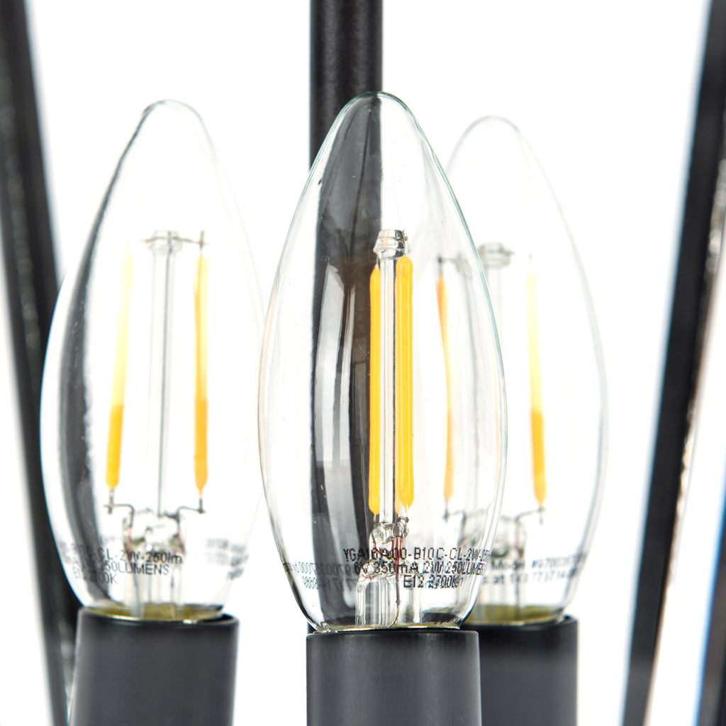 Lampadaire solaire LED d'extérieur Lutec