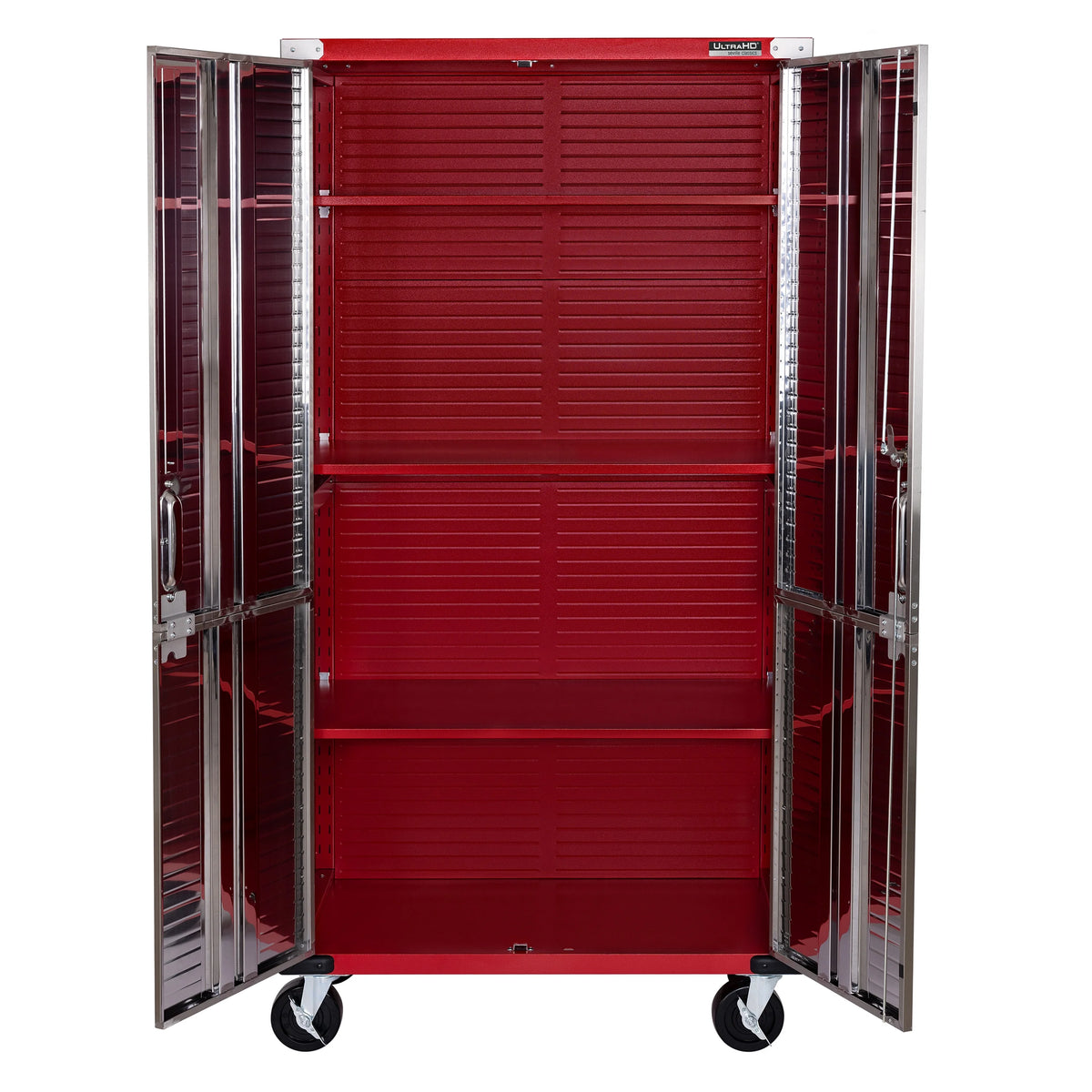 Seville Classics Classeur de rangement verrouillable à corps en acier UltraHD, unité d’étagères, 36 po l x 18 po P x 72 po H, granit