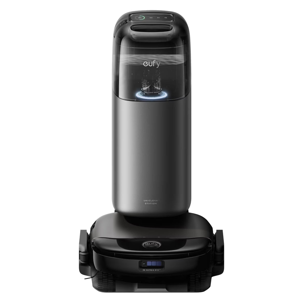 Aspirateur robot eufy Omni S1 Pro avec station tout-en-un, serpillière toujours propre, aspiration de 8 000 Pa, évitement des obstacles, lavage et séchage automatiques de la serpillière, vidage automatique du bac à poussière