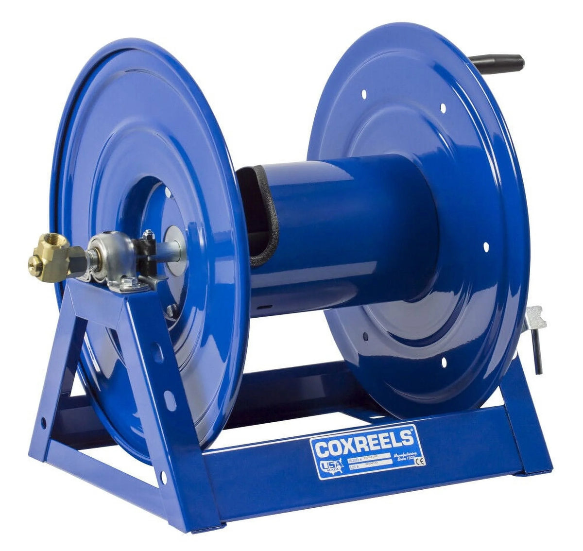 bobine de tuyau pour nettoyeur haute pression coxreels - capacité de 3 000 psi, 300 pi x 1/2 po, modèle n° 1125-4-200-bvxx