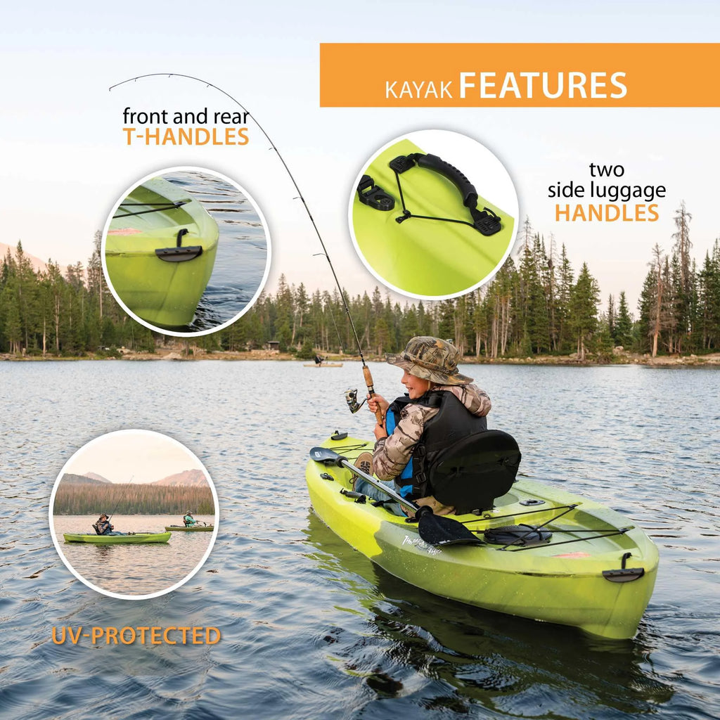 Kayak de pêche Lifetime Tamarack Angler 10 pi, Volcano Fusion (91340)