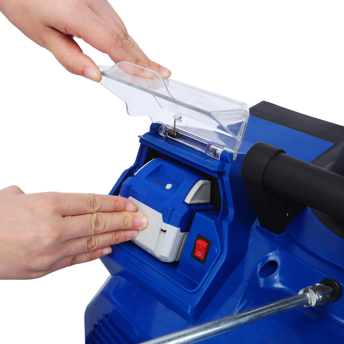 Souffleuse à neige sans fil Snow Joe 24V-X2-SB18 de 18 pouces, 48 volts, 4 Ah, remise à neuf, (2 x 4,0 Ah)