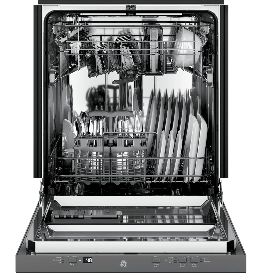 Lave-vaisselle encastrable entièrement intégré GE Appliances GDT225SSLSS de 24 pouces en acier inoxydable