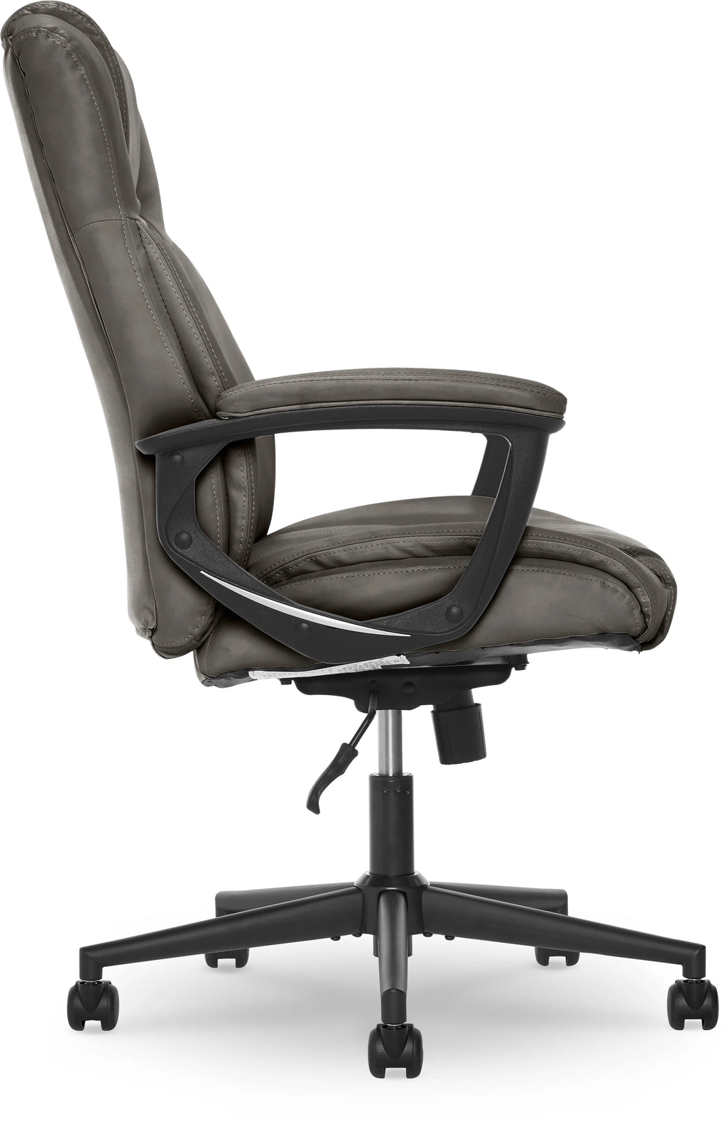 Chaise de bureau Serta Connor en microfibre gris clair