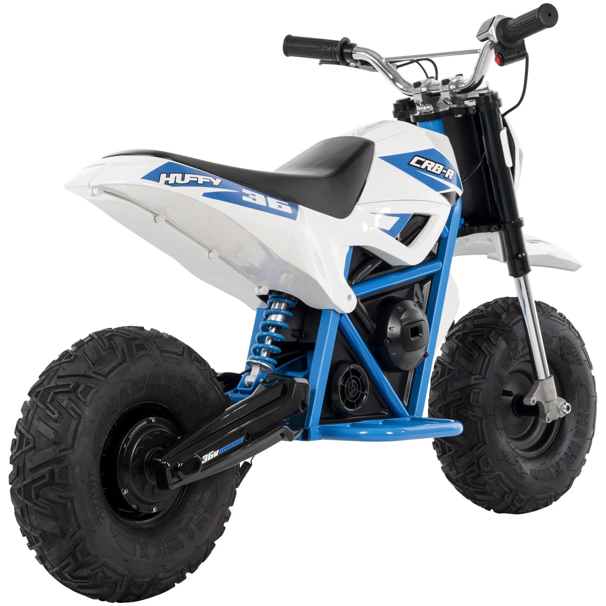 Mini-moto électrique Huffy CR8-R 36 volts, blanche