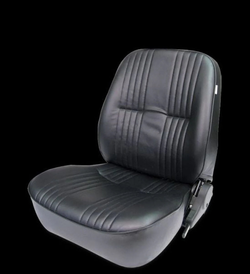 Siège inclinable gauche en vinyle noir ProCar by Scat 80-1400-51L Série LOWBACK 1400