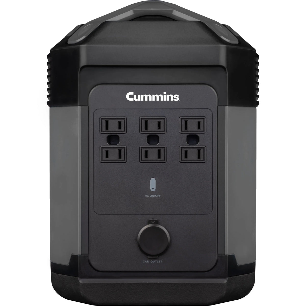 Station d’alimentation portable et générateur solaire à charge rapide Cummins 1008 Wh / 3 000 W de crête, prise CA à onde sinusoïdale pure, batterie lithium de secours (panneau solaire non inclus)
