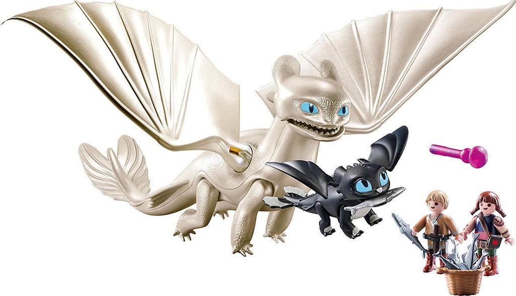 PLAYMOBIL Moi, tout court, III – Coffret avec la Furia des Nébuleuses, un bébé dragon et des figurines d’enfants