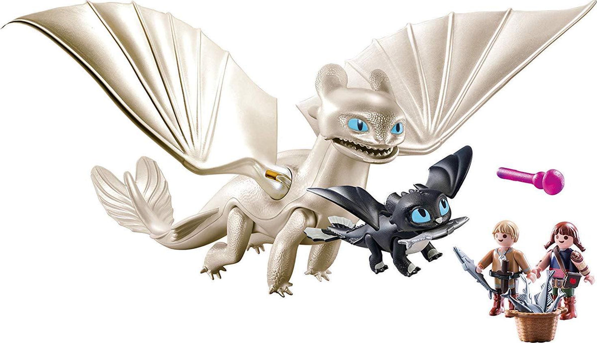 PLAYMOBIL Moi, tout court, III – Coffret avec la Furia des Nébuleuses, un bébé dragon et des figurines d’enfants