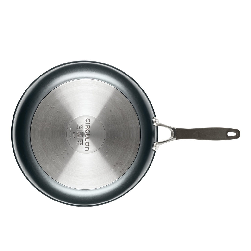 Batterie de cuisine antiadhésive en aluminium Circulon A1 Scratch Defense de 10 pièces, acier inoxydable moulé