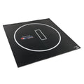 Tapis de lutte Dollamur 10'x10', noir, gymnastique, avec cercles