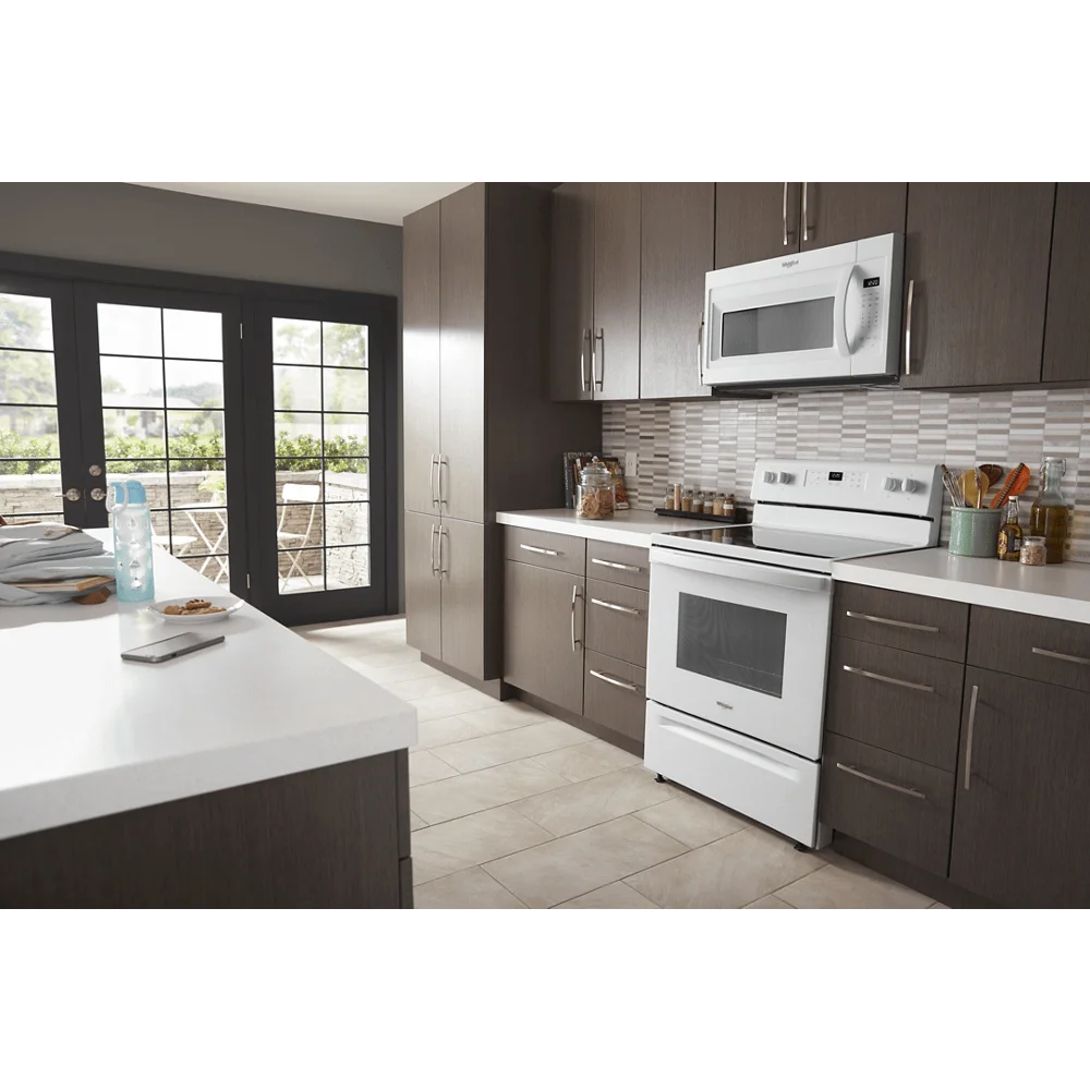 Combiné hotte et micro-ondes Whirlpool de 1,7 pi³ noir