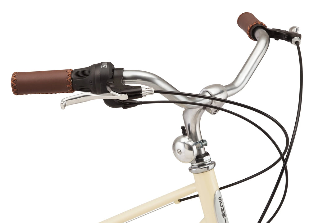 Vélo hybride Schwinn Admiral 700c pour adulte, Vélo pour femme 7 vitesses, Crème