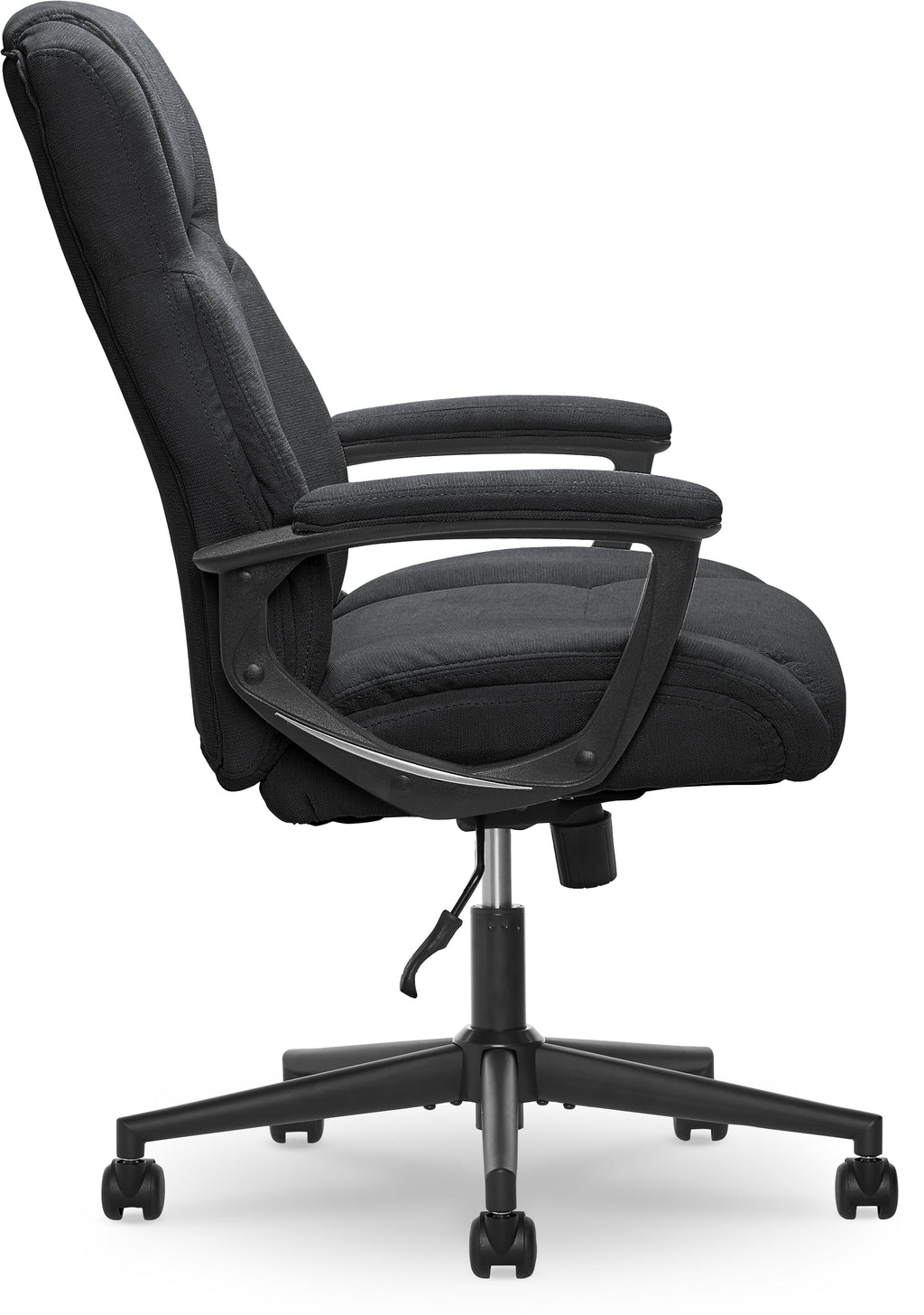 Chaise de bureau Serta Connor en microfibre gris clair