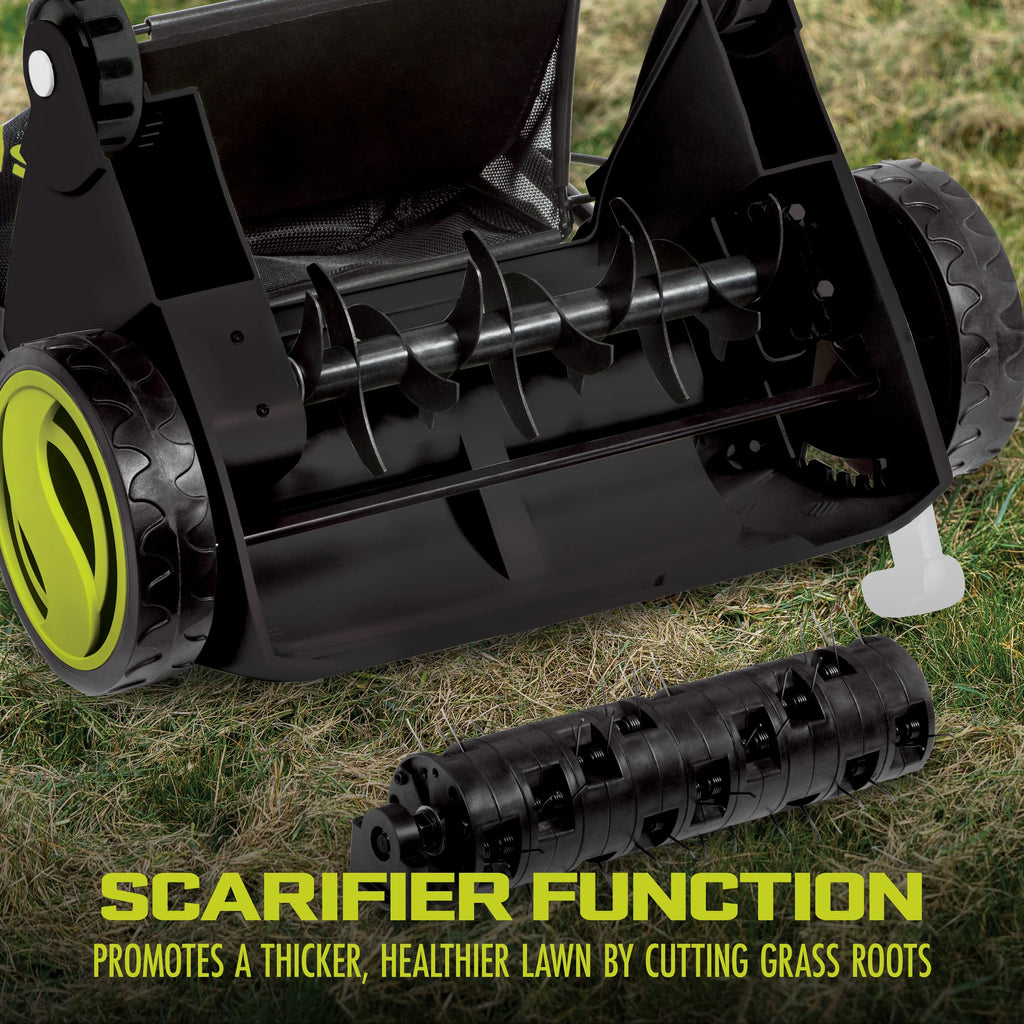 Aérateur et scarificateur électrique Sun Joe de 12 A avec sac de 8 gallons